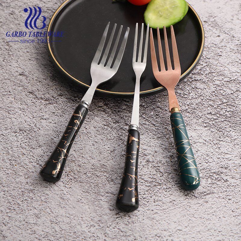 best-selling 13/0SS ceramic handle forks cheap and good quality