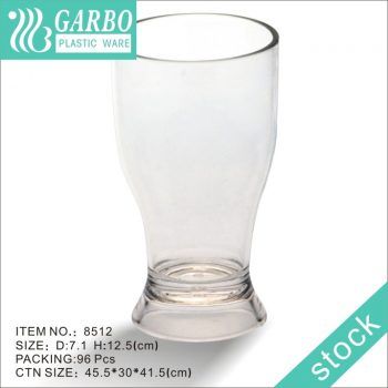 Wholesale bar using polycarbonateclear juice glass cup 7oz