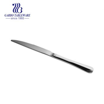 Restaurante casero uso cuchillo de cena súper alta calidad espejo pulido SS430 cuchillo de mesa para boda de fiesta