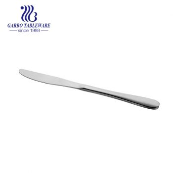 Mirror Polished 13/10 Stainless Steel Flatware Solid Handle Table Knife