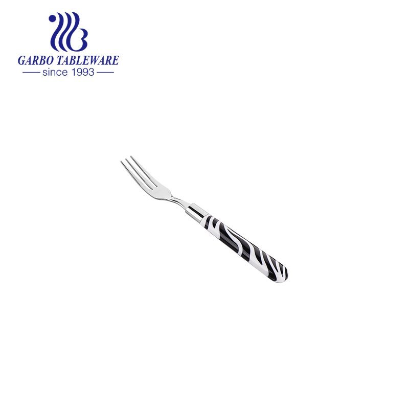 6 inches Top-quality classy luxury golden 304SS fruit fork for dessert fruits