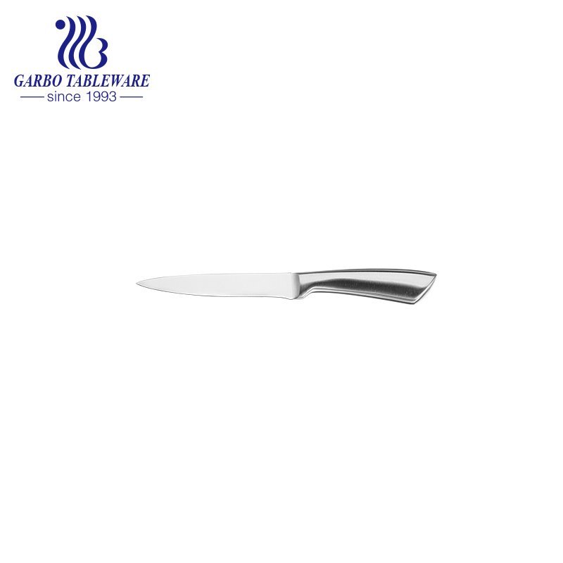 استخدام المطبخ آمنة 420 الفولاذ المقاوم للصدأ المهنية سكاكين فائدة 5 بوصة