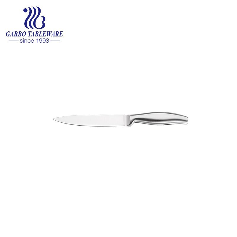 Cuchillo de cocina profesional de acero inoxidable 5 de 420 pulgadas, precio barato de fábrica al por mayor, cuchillo para uso general de cocina clásico