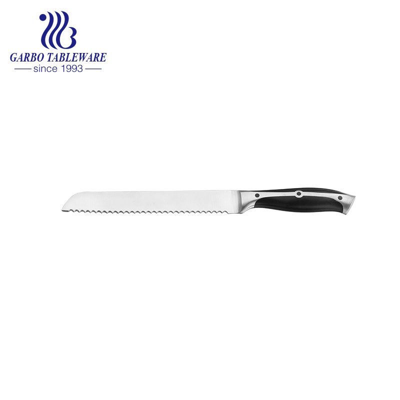 الجملة عالية الجودة الرئيسية للفنادق استخدام 420 سكين خبز المطبخ الفولاذ المقاوم للصدأ مع ABS اليد