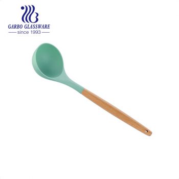 Cuchara de nailon para cocina, utensilios de cocina, cuchara antiadherente para sopa, con resistente al calor, apta para lavavajillas