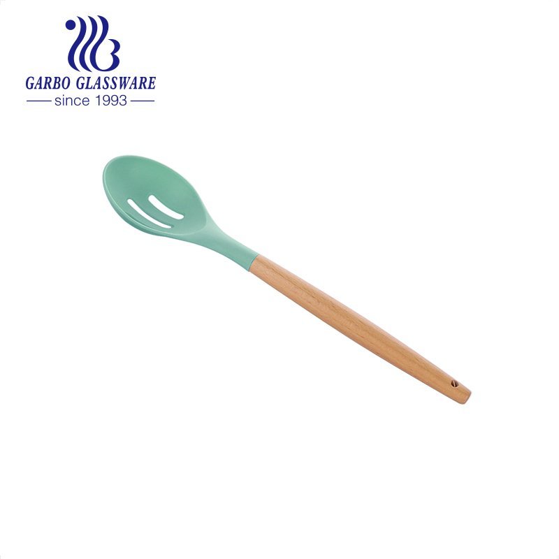 Cuchara de nailon para cocina, utensilios de cocina, cuchara antiadherente para sopa, con resistente al calor, apta para lavavajillas