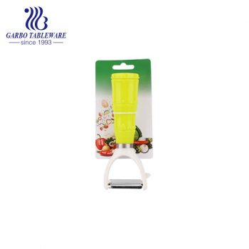 Ralador de alça redonda de plástico, descascador de frutas e vegetais para utensílios domésticos de cozinha
