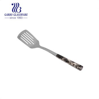 Espátula de peixe de aço inoxidável antiaderente Flipper grande com fenda TurnerTelheiras de cozinha resistentes a alto calor para fritar e cozinhar frutos do mar