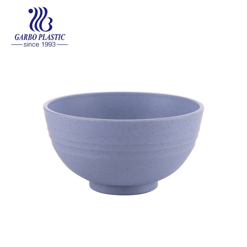 4.5inch round classical unbreakable eco-friendly healthy plastic cereal pink sweet salad bowl