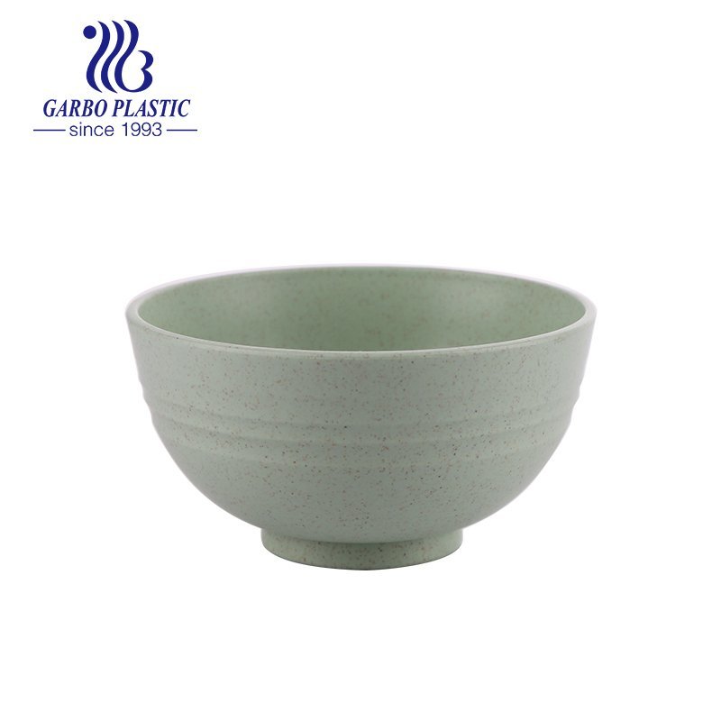 4.5inch round classical unbreakable eco-friendly healthy plastic cereal pink sweet salad bowl