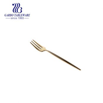 Top-quality stocked golden coffee fork fruit cake forks for party use