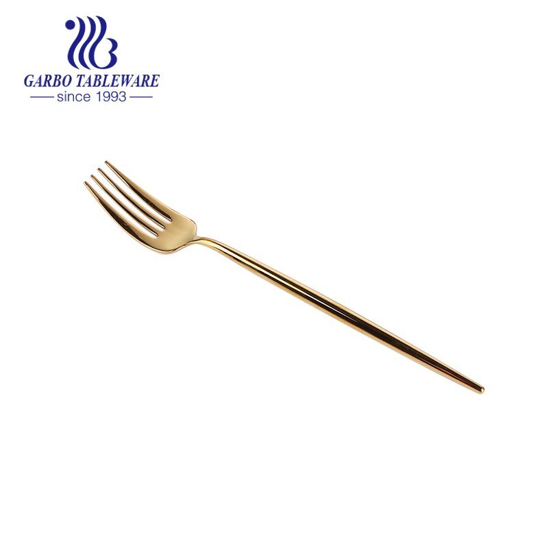 Premium mirror-polished 304SS fruit fork dessert forks for fruit salads