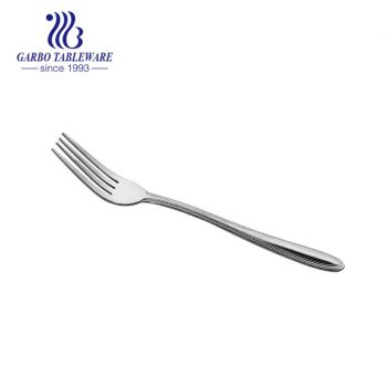 Good-quality cheap dinner fork with bead design for hotel restaurant use