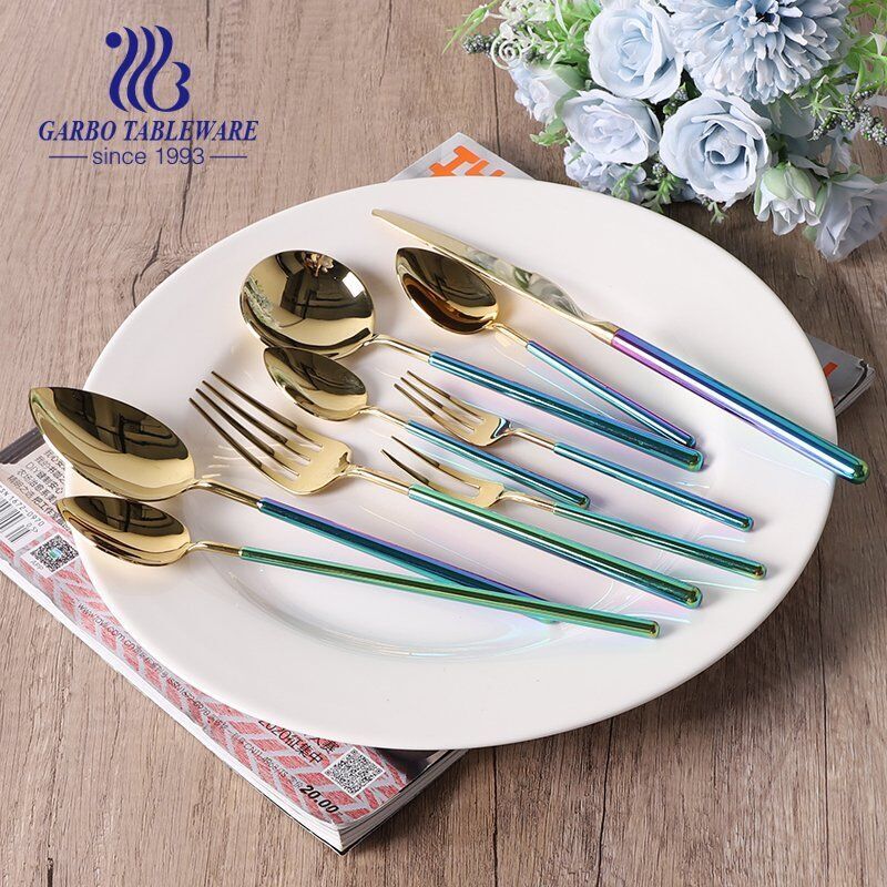 Garbo New Arrived Food Grade 304 Stainless Steel Flatware Set Durable High-End Cutlery For Wholesale