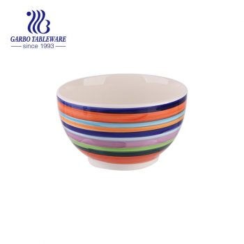 New rainbow series of 720ml stoneware bowl for wholesale