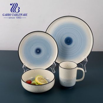 New arrived high temperature gradual change color dinner set