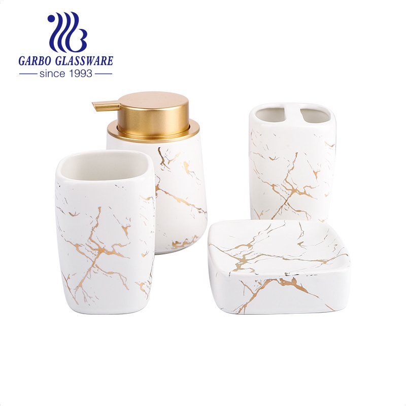There is always one suitable for you with these fashion hot sale ceramic bathroom washing set