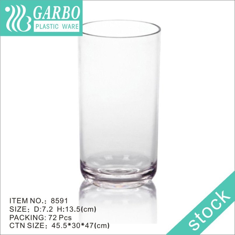 China PC water cup polycarbonate cold drinking cup for restaurant