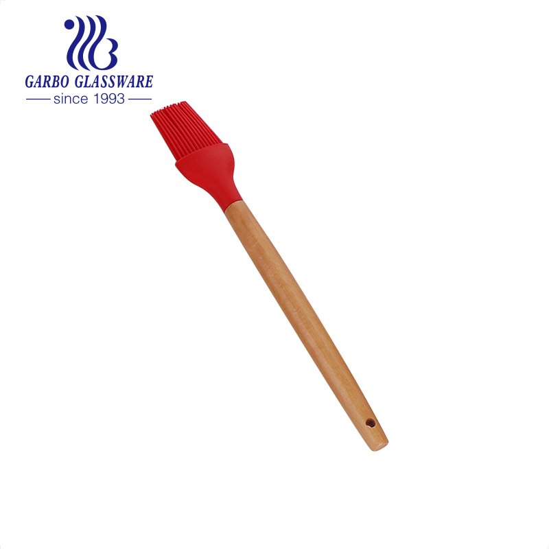 12 unidades de silicone utensílios de cozinha conjunto de utensílios de cozinha resistente ao calor, pinças giratórias, espátula, colher, escova, whisk. Alças de madeira