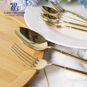 Super good quality present gift fork charger handle luxury stainless steel fork