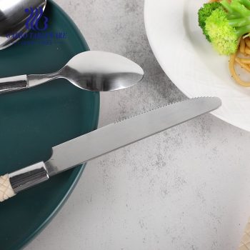 سكينة عشاء رخيصة من الفولاذ المقاوم للصدأ لحفلة مهرجان العشاء