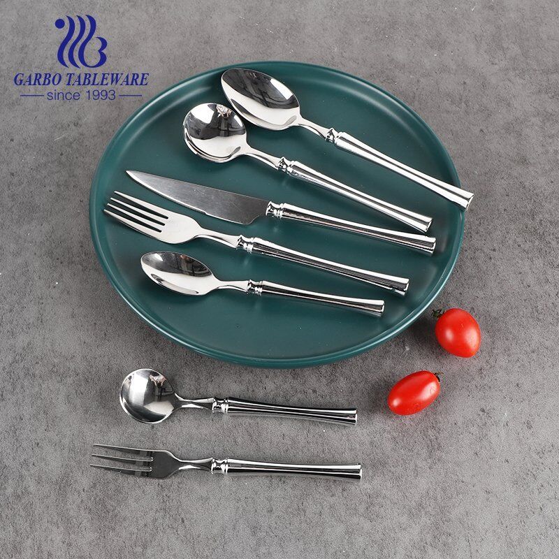 Super good quality present gift fork charger handle luxury stainless steel fork