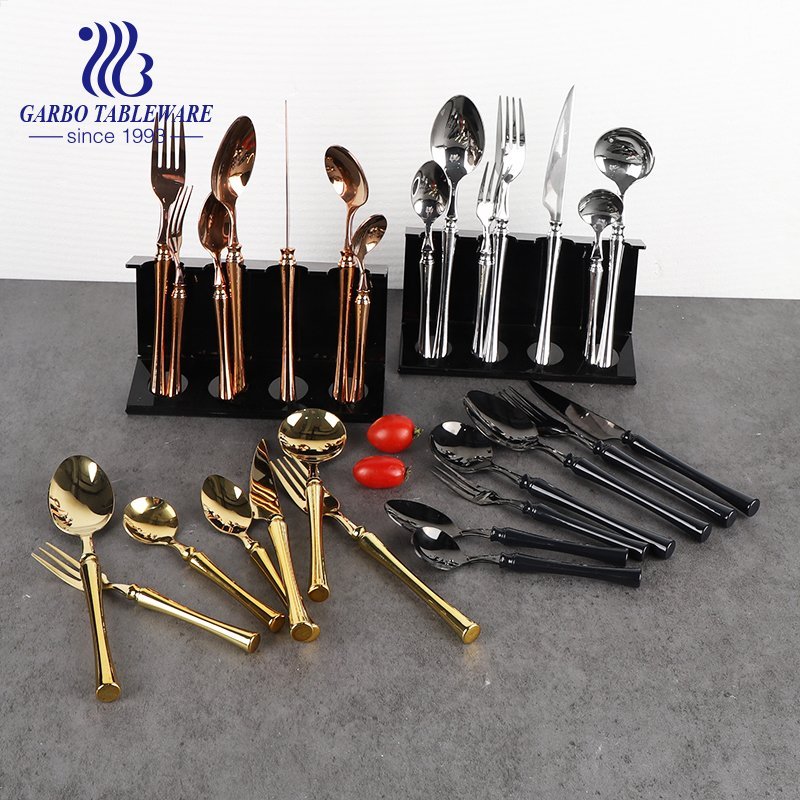 Super good quality present gift fork charger handle luxury stainless steel fork
