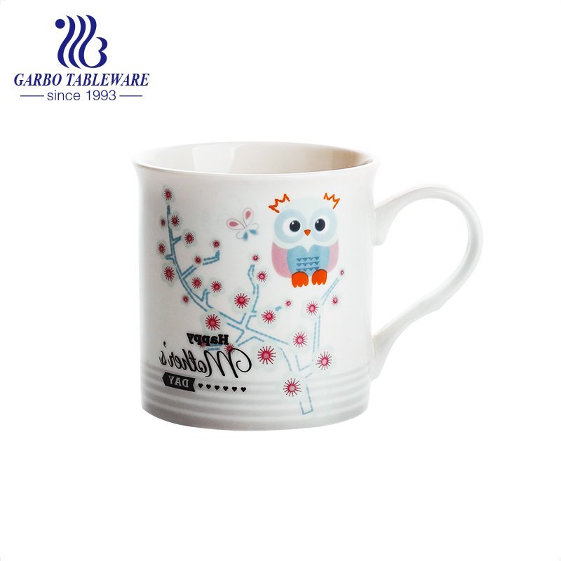 Ceramic new bone china water drinking mug coffee porcelain mugs custom logo advertising print cup