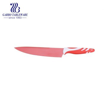 420SS Blad cor personalizada de alta qualidade PP mão 8 polegadas faca profissional para chef