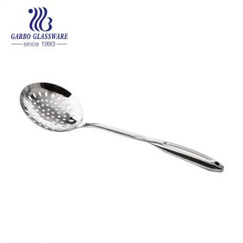 201 Stainless Steel Slotted Spoon Handle Mesh Food Strainer Stainless Steel Colander Skimmer Slotted Spoon