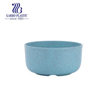 Tiffany blau Weizenstroh umweltfreundliche unzerbrechliche Obstsalatschüssel aus Kunststoff für Restaurant