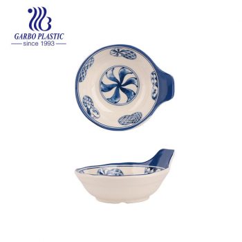 Durable & Nice Sauce Dish/Bowls Plastic Serve Dish with small Handle Health for everyday life