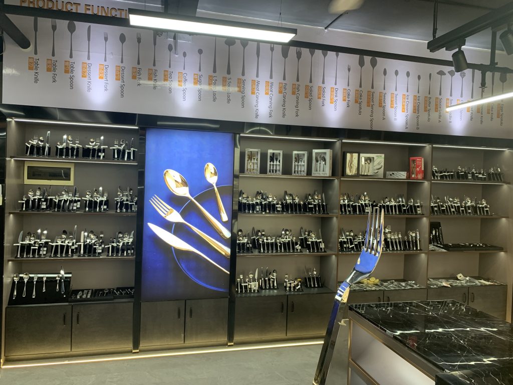 GARBO 6RD SHOWROOM FOR STAINLESS STEEL FLATWARE ARE READY