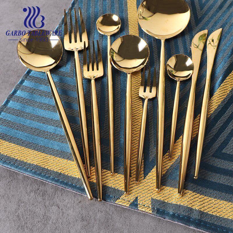 Luxury Commercial Fashion Silver Fork Stainless Steel Portuguese Style for Restaurant Cutlery Gift Set