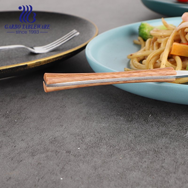 Роскошный обеденный нож 430ss для пищевых продуктов с ручкой из АБС-пластика