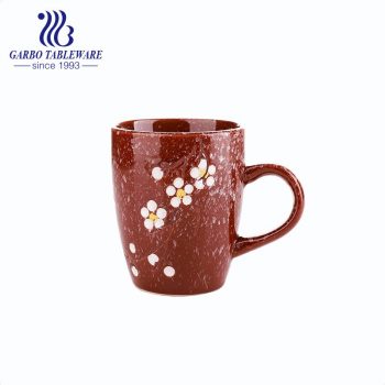 Набор керамических кружек для кофе с гравировкой из керамики с ручкой, чашки, стакан, столовая посуда, чашка