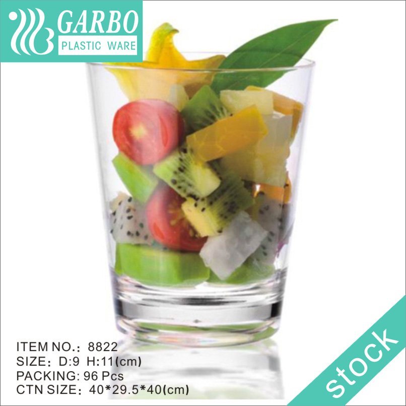 16oz clear polycarbonate glass drinking cup
