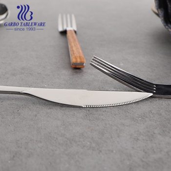 Роскошный обеденный нож 430ss для пищевых продуктов с ручкой из АБС-пластика