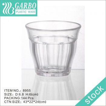 Wholesale pool reusable 112ml polycarbonate clear shot glass
