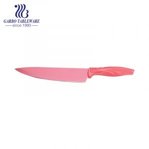 أفضل سكين مطبخ 420 الفولاذ المقاوم للصدأ عالي الجودة مع يد قش القمح