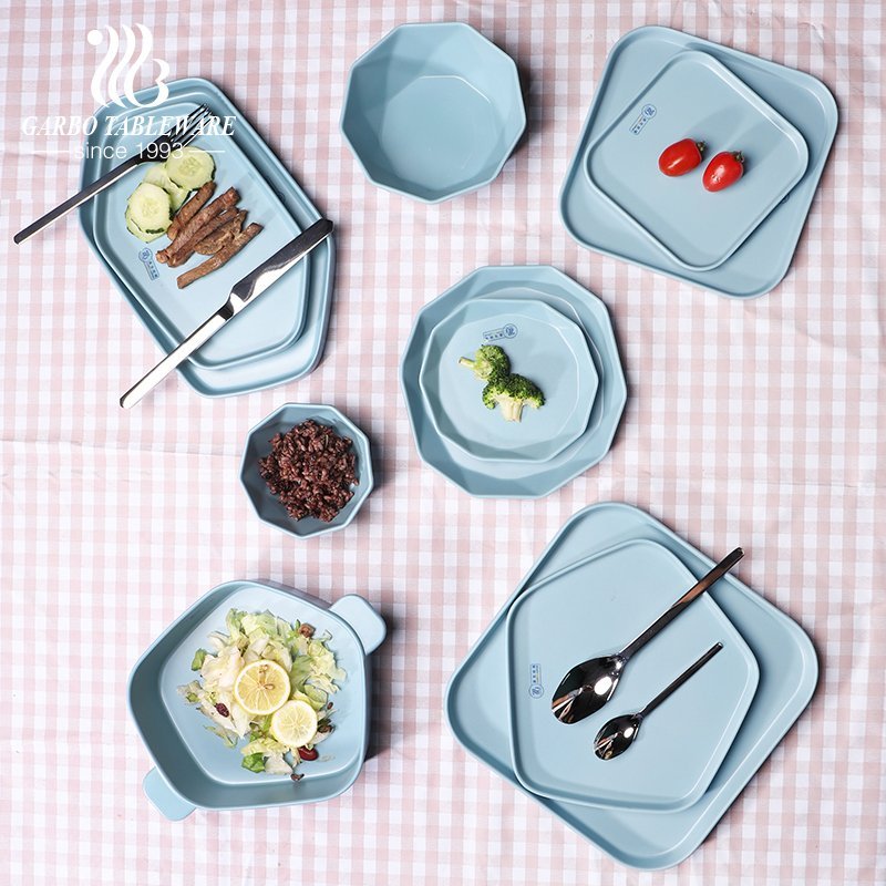 Garbo launched 3 series melamine dinner tableware