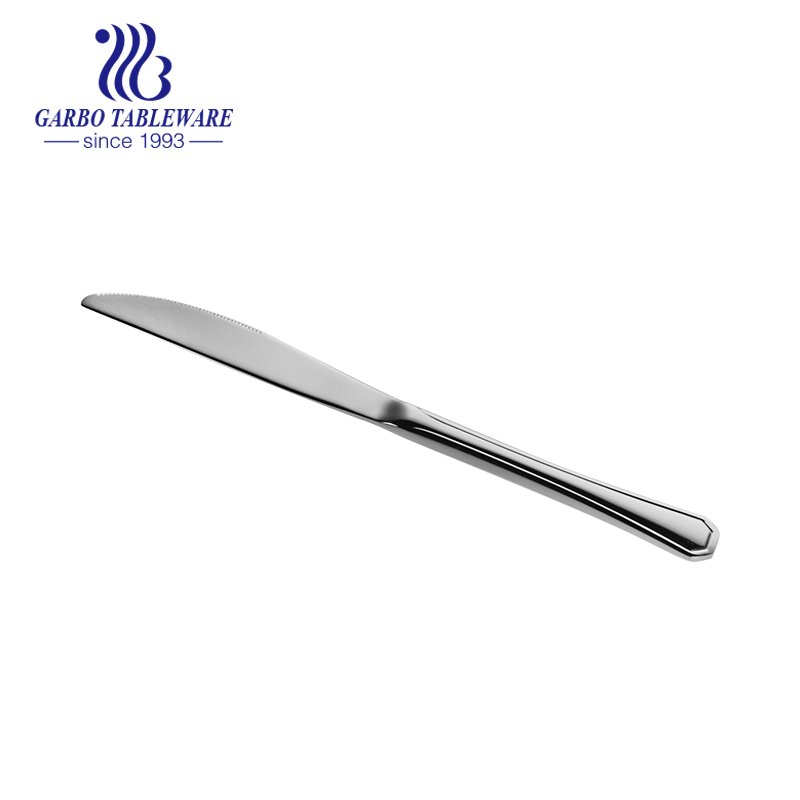 Ежедневное использование серебряного острого фруктового ножа с тяжелой ручкой для резки фруктов