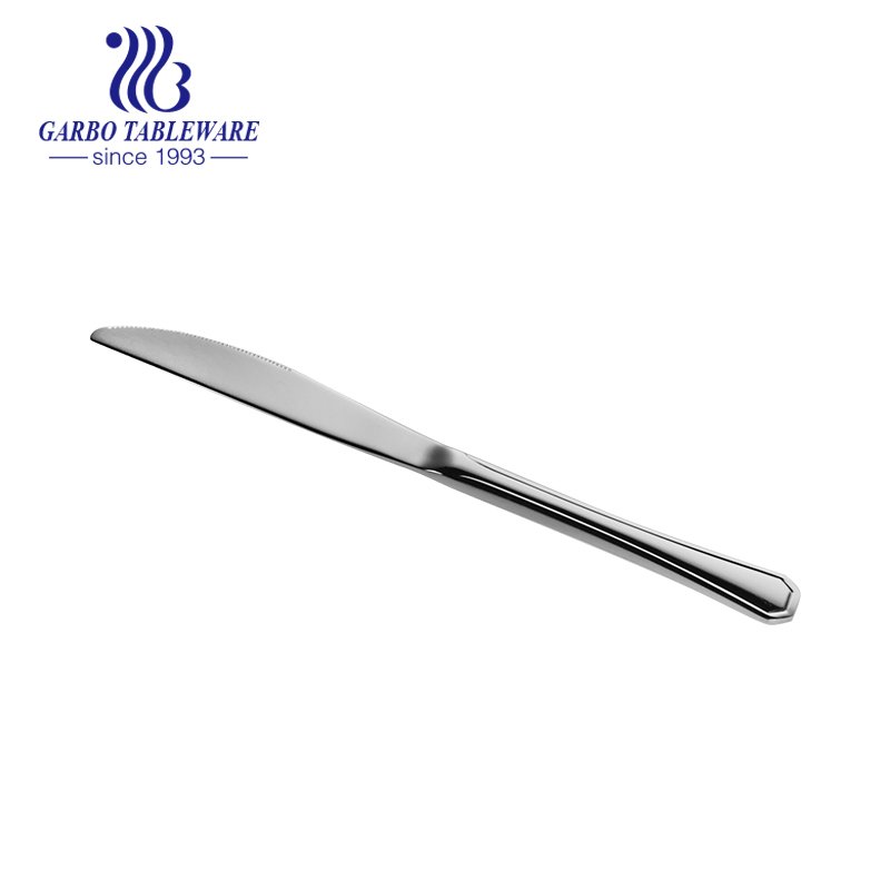 Daily use silver heavy handle sharp fruit knife for cutting fruit