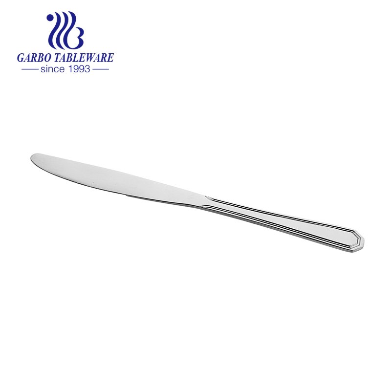 Daily use silver heavy handle sharp fruit knife for cutting fruit