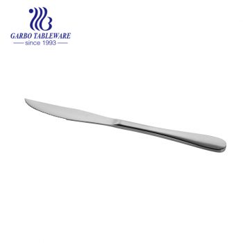 Premium Silver Stainless Steel Steak Knife for Restaurant Kitchen Home