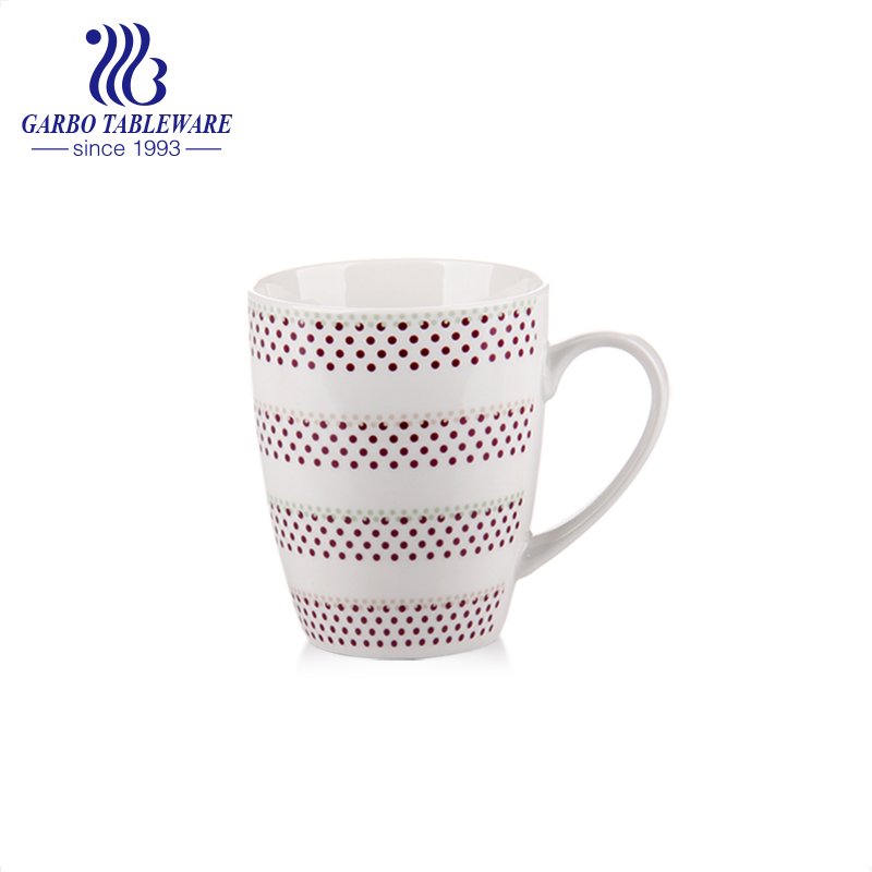 Conjunto de canecas de café em cerâmica branca transparente nova canecas de porcelana de osso logotipo personalizado utensílios de bebida de porcelana