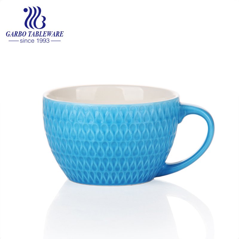 Conjunto de canecas de café em porcelana pintada à mão desenho de cerâmica canecas de água potável diariamente casa xícara de chá da tarde