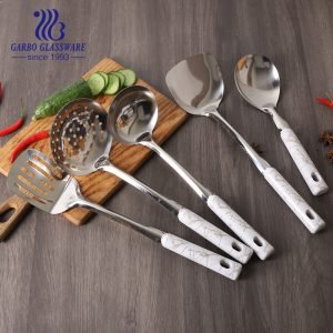 stainless steel kitchen utensil set