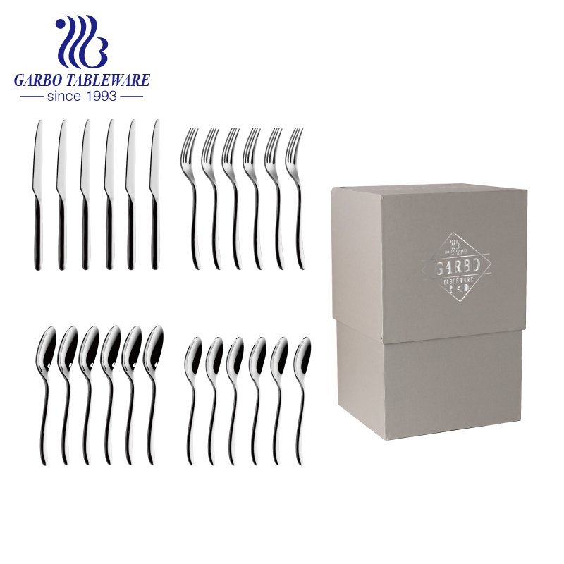 Basics stainless steel dinner knives with round edge dishwasher safe