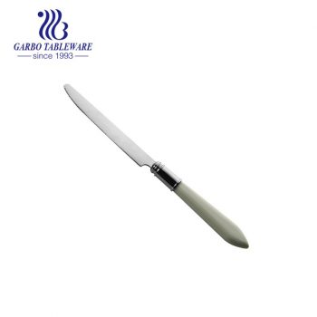 Stainless steel silverware plastic handle table knife for daily use and party